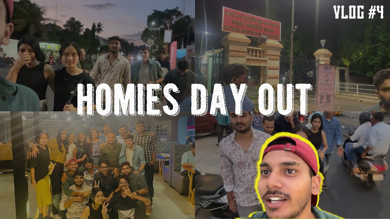 HOMIES DAY OUT(NIT TRICHY)#vlog4