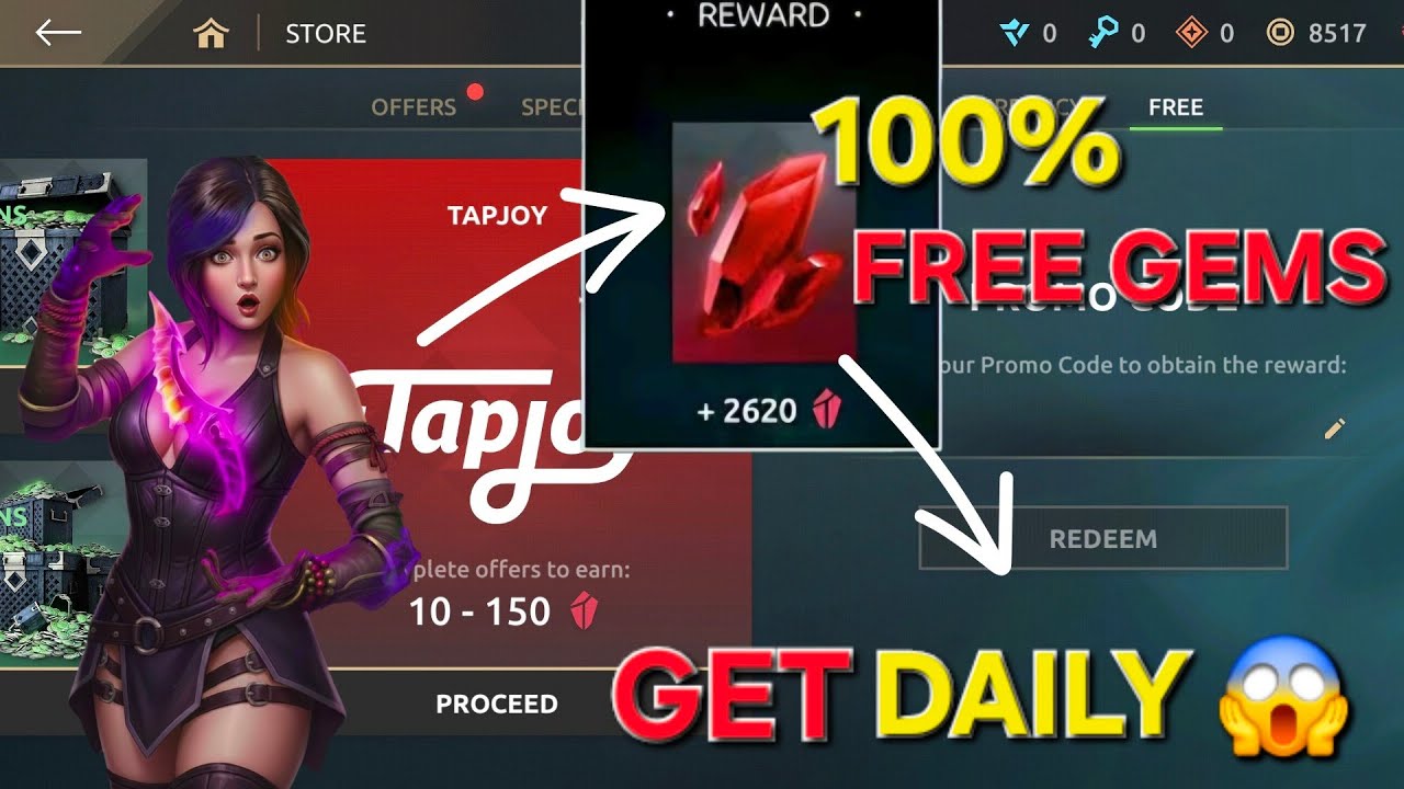 GET YOUR FREE GEMS 😈💎 | WITH VOICE 🗣️| SHADOW FIGHT 4 ARENA 
