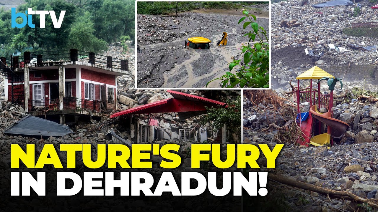 Uttarakhand Cloudburst: Flash Floods Ravage Sahastradhara & Tapkeshwar Temple | Roads Swept Away