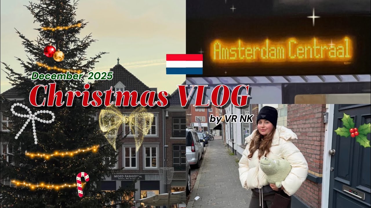 🇳🇱Рождество в Нидерландах💙🎄Life Vlog: встреча с молодым человеком, истории из жизни, лайф контент❤️