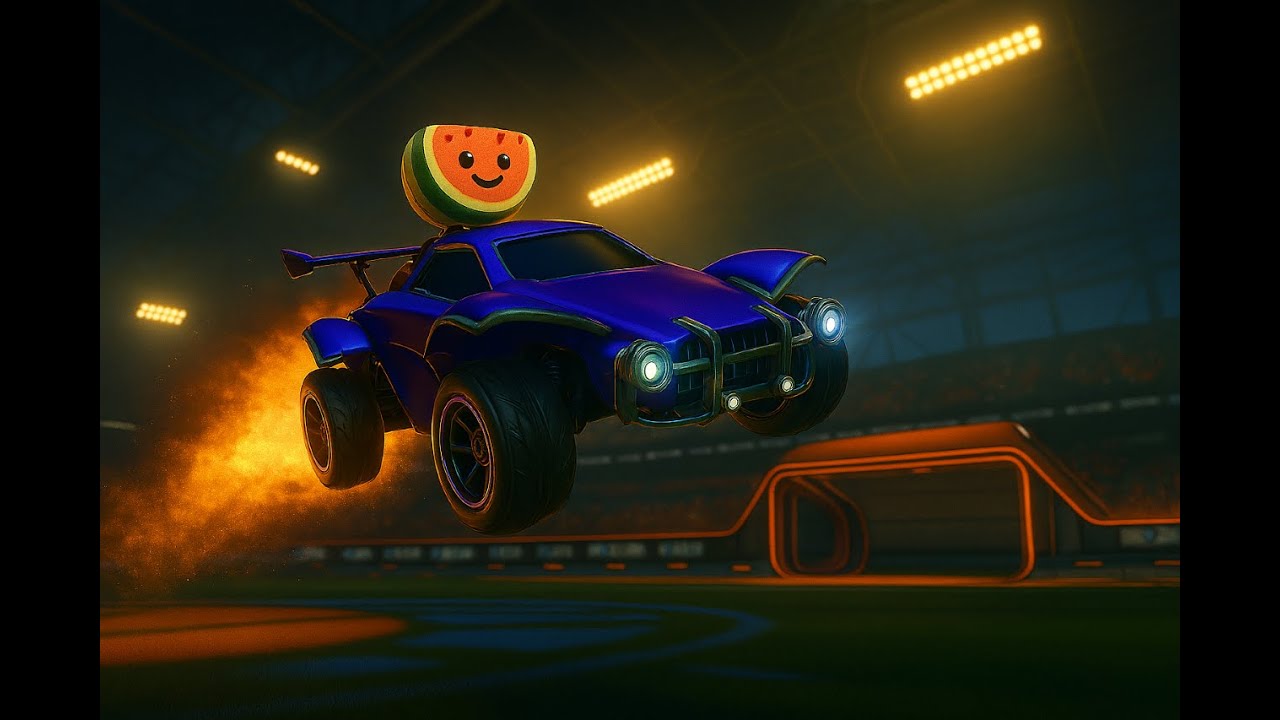 Rocket League - Scoring 5 goals in platinum ranked match