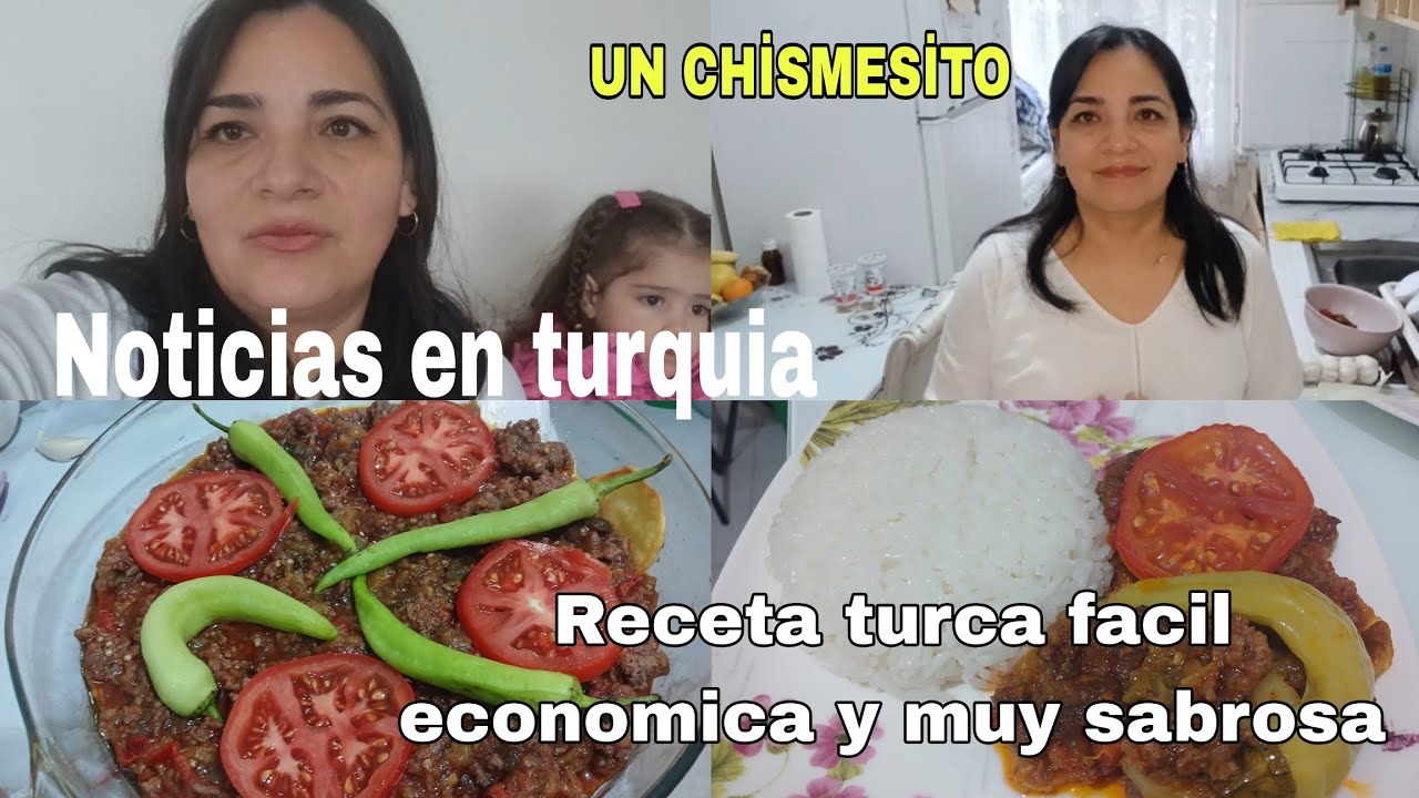  RECETA TURCA FACIL ECONOMİCA Y SABROSA /COSINAMOS Y HABLAMOS 🇹🇷🇵🇪