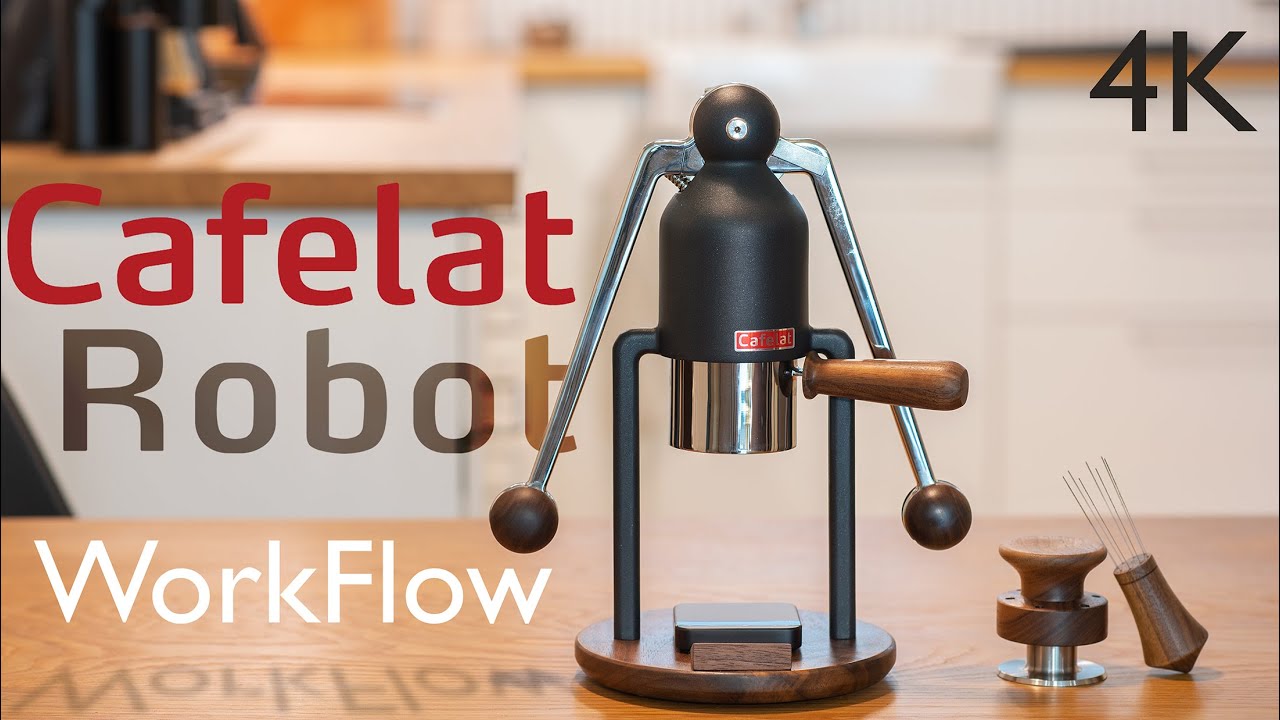 Making Espresso at Home with  the Cafelat Robot + Lagom P64 [카페랏 로봇]