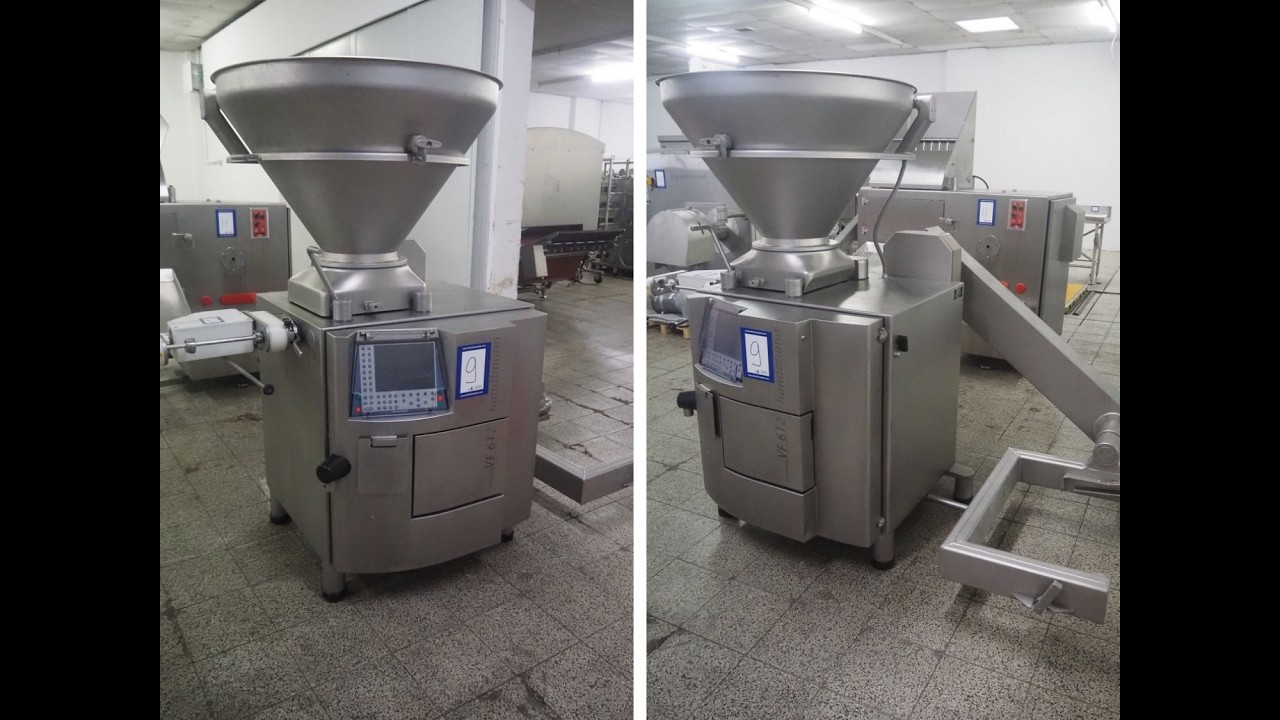 2083-120: Handtmann vacuum filling machine with linking and case holding device