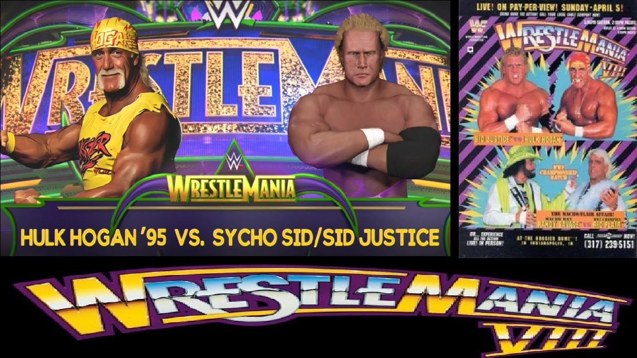 WrestleMania VIII | Hulk Hogan vs Sid Justice