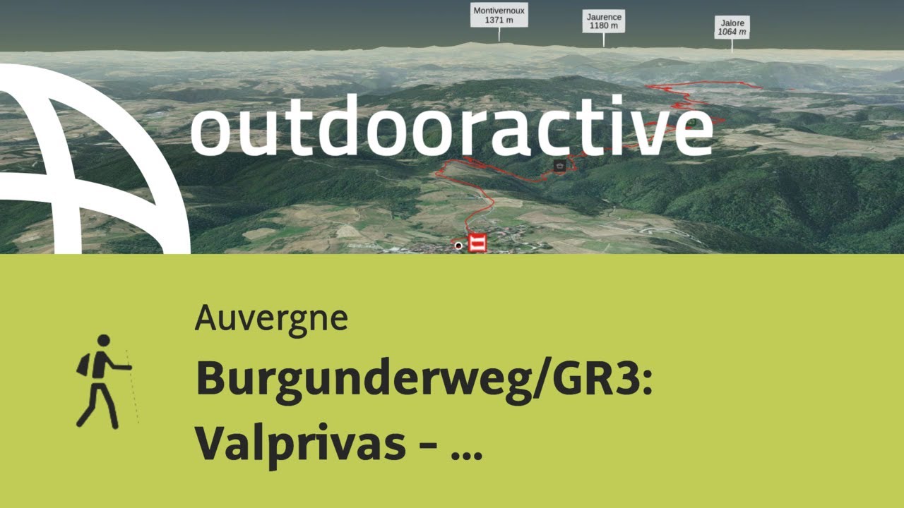 Pilgerweg in der Auvergne: Burgunderweg/GR3: Valprivas - Chamali&egrave;res-sur-Loire