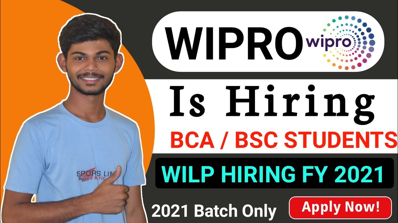 Wipro Is Hiring Freshers | WILP Phase 2 | Campus Recruitment Drive | BCA & BSC Students | Apply Now
