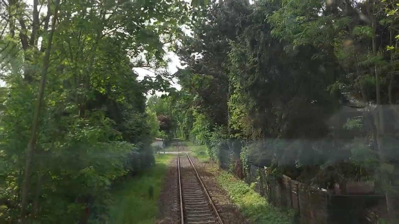 Führerstandsmitfahrt im 670 003 von Dessau Hbf nach Wörlitz im oberen Stock