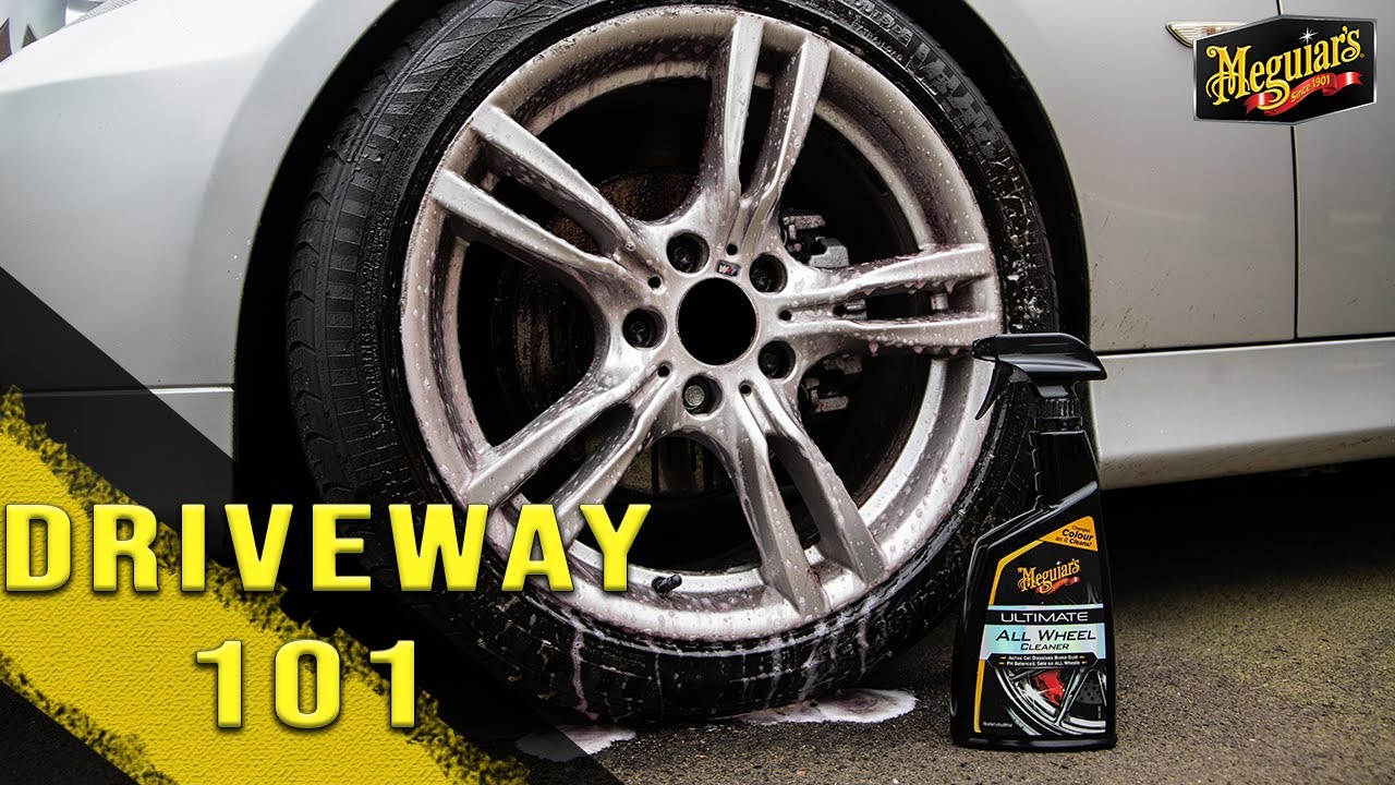 How to clean your wheel WITH and WITHOUT WATER! Driveway 101