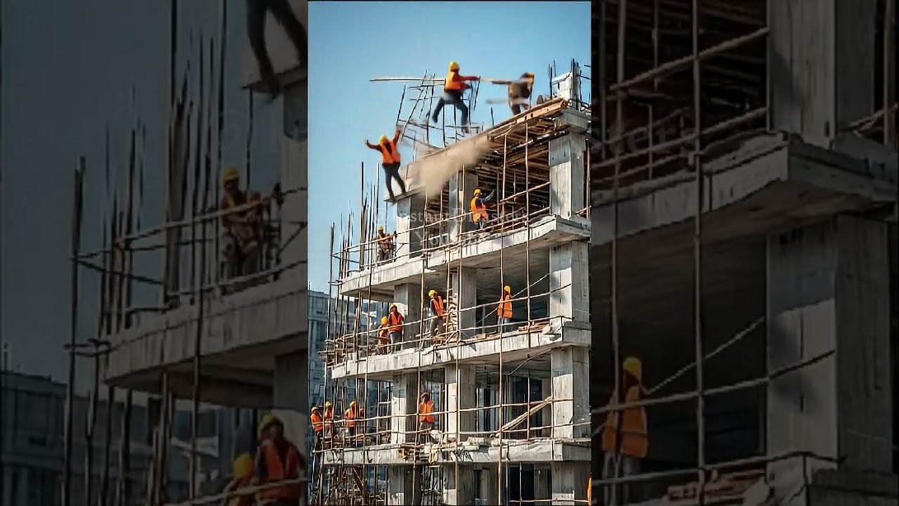 The Scaffold Collapse Nobody Saw Coming&hellip; 😱 | AI Disaster Simulation