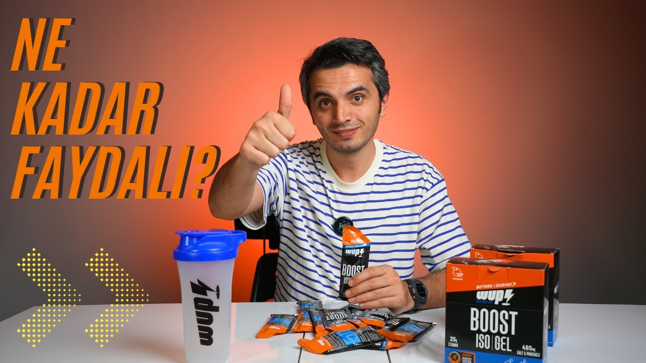 WUP BOOST ISO GEL ile Spor Performansınızı Artırın! | Enerji Jeli İncelemesi