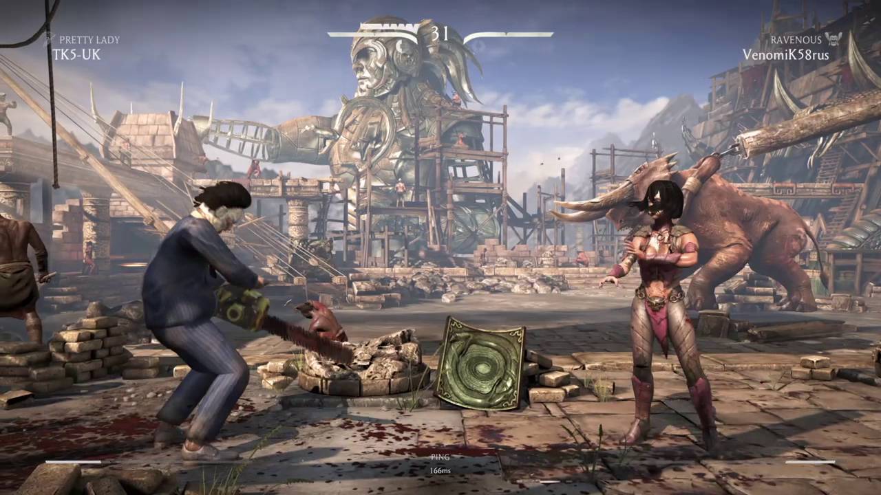 'TK5' (Leatherface) vs 'VenomiK58rus' (Jax, Mileena) - Online Set