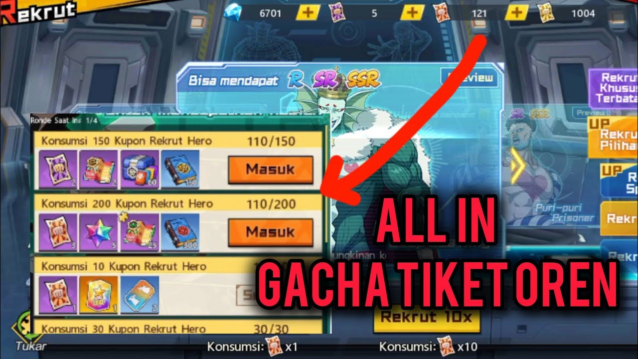`Kita all in tiket Oren , Mumpung cukup tiketnya buat done event ||