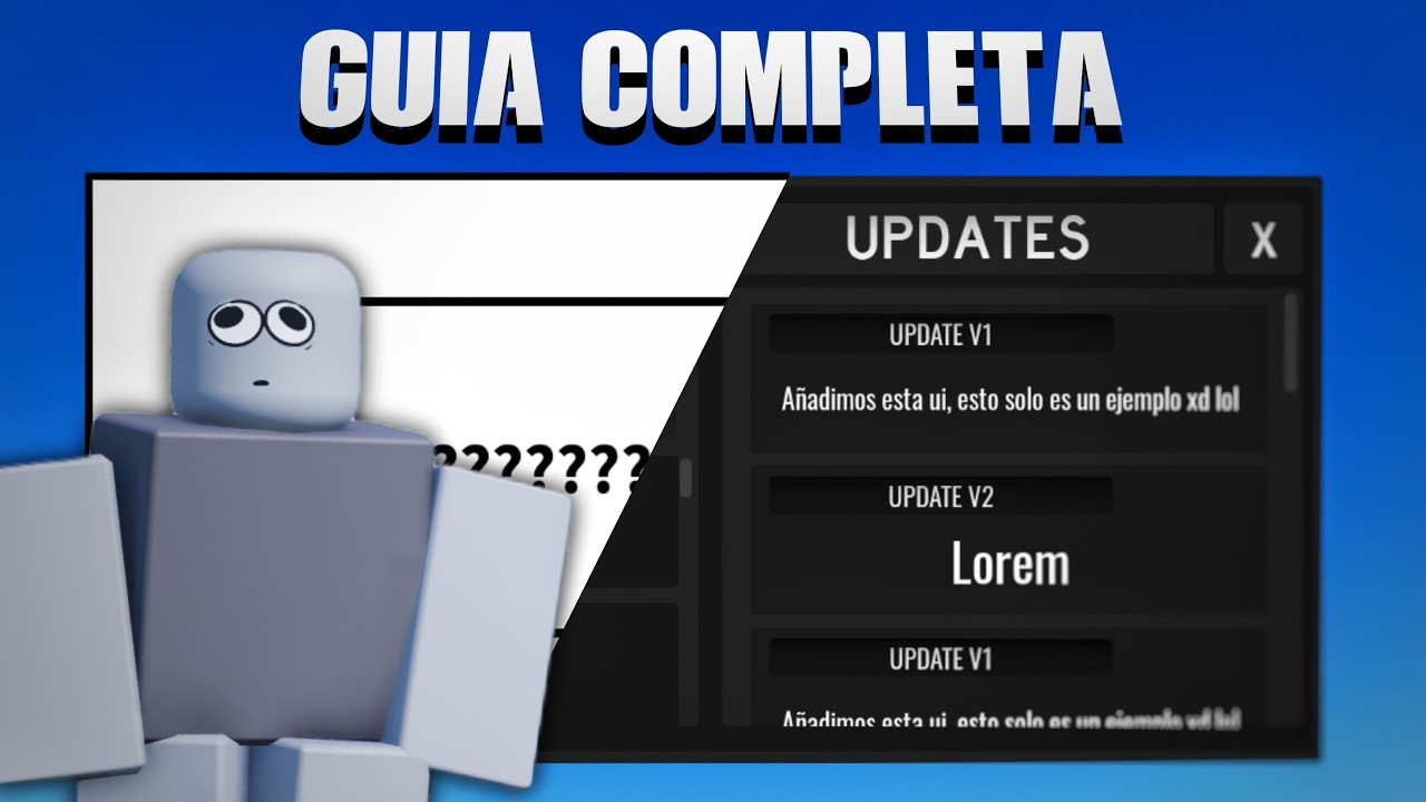 C&oacute;mo Crear Tu Propia Interfaz en Roblox