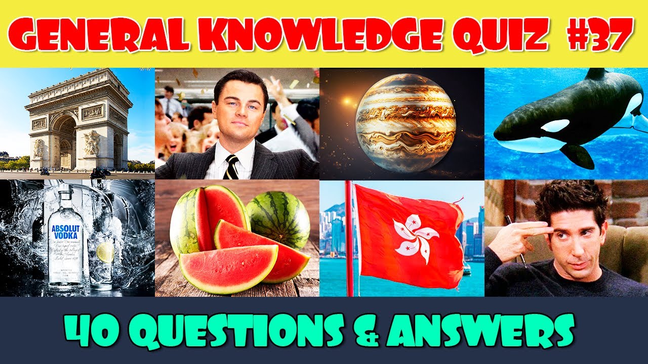 General Knowledge Trivia Quiz (Part 37)