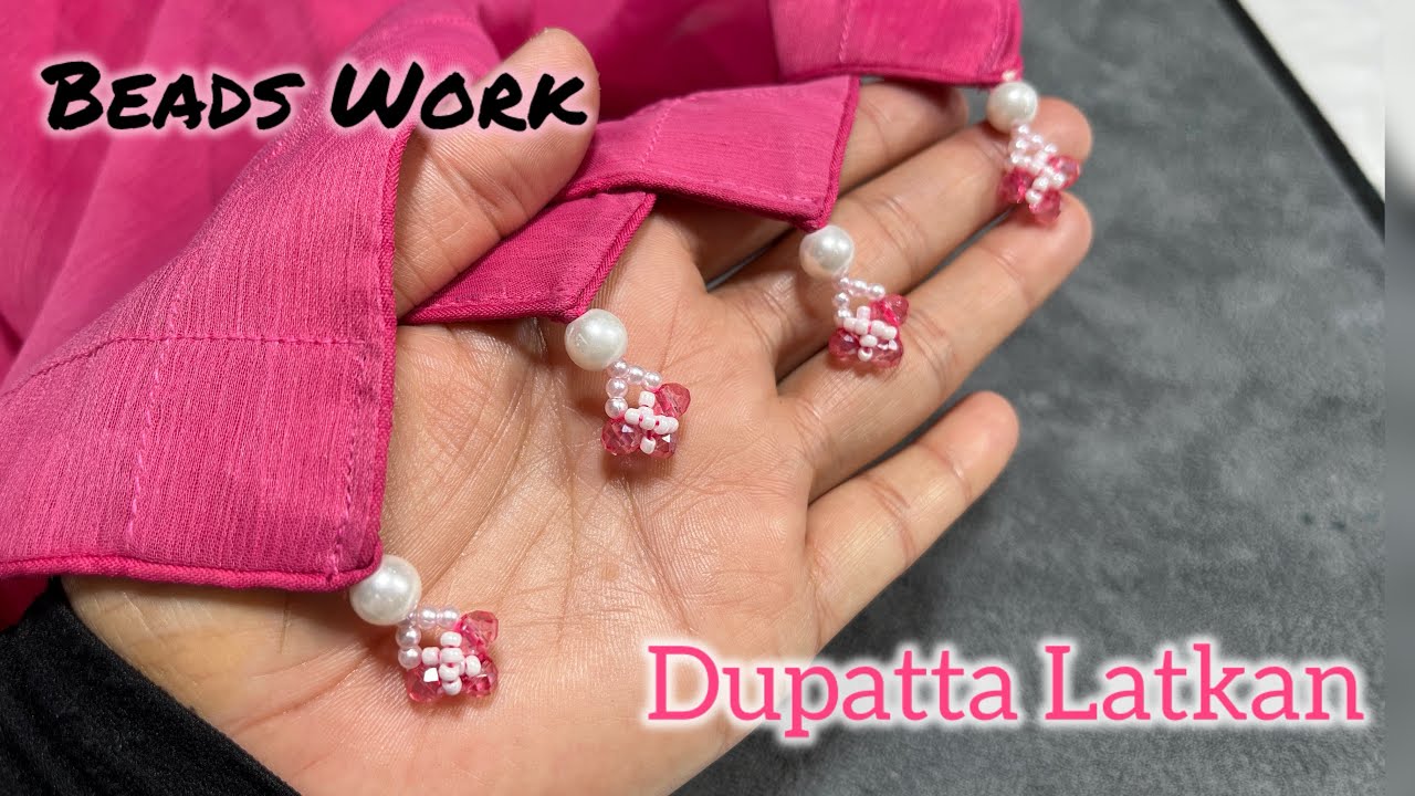 Cute Latkan For Dupatta || Trebdy Tassel Design || Latkan , Tassel , Hanging , Button || 