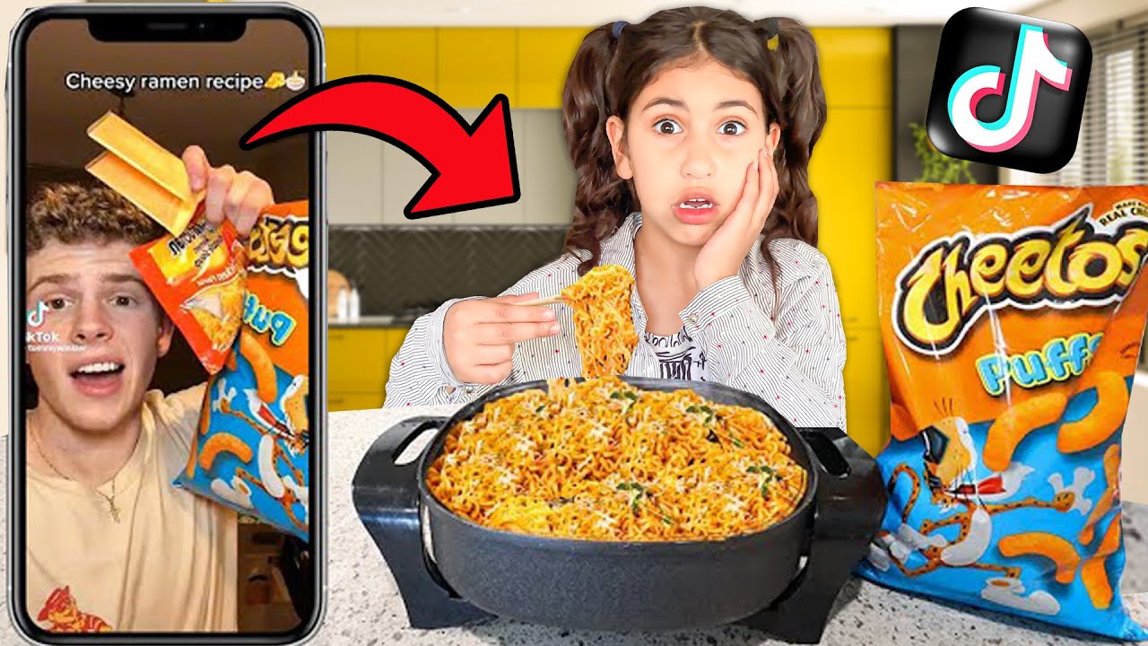 اخيرا جربنا أغرب طبخات التيك توك المجنونة 🍔😨 في فطور رمضان 💔 😱