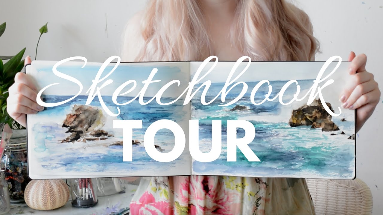 SKETCHBOOK TOUR Watercolour | Katie Jobling Art