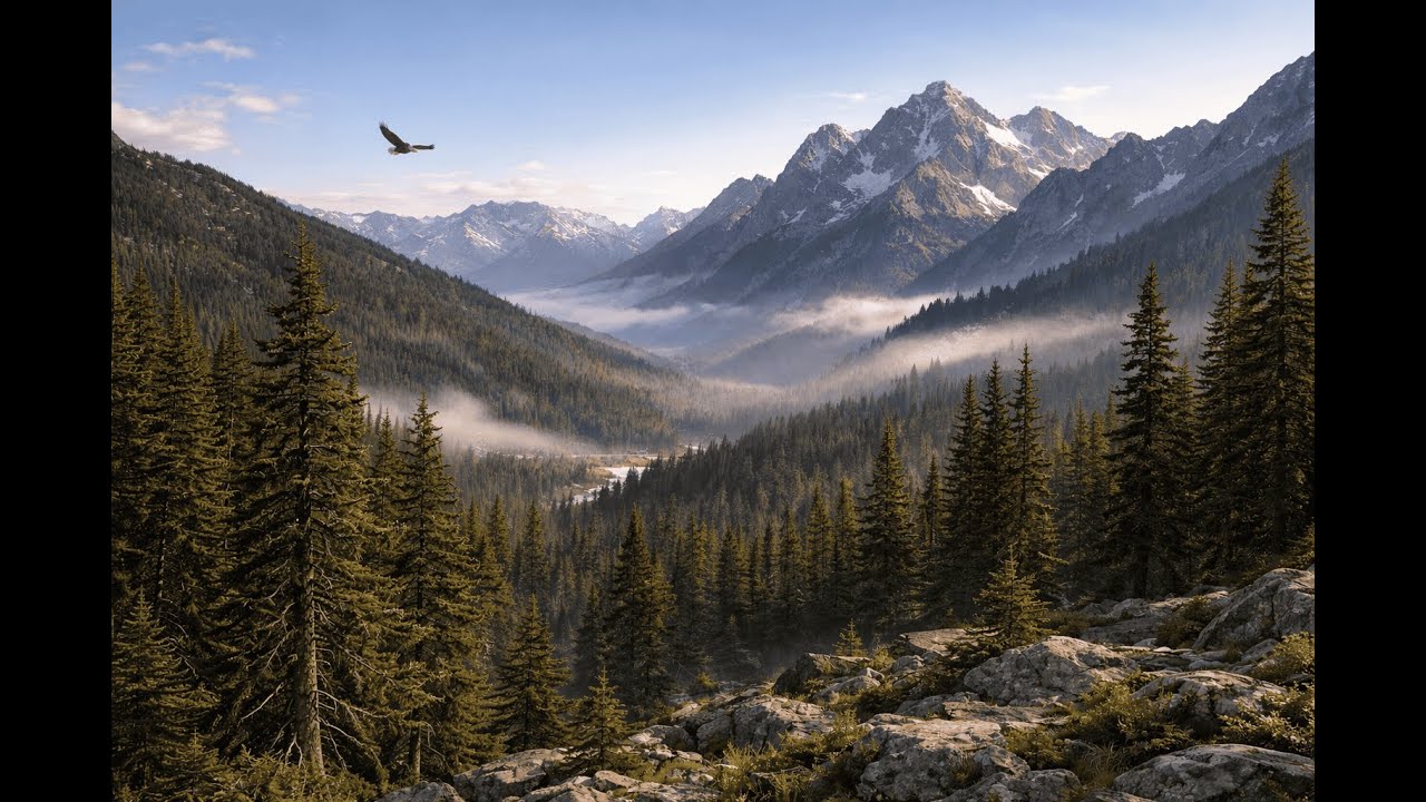 🌲 Pine Mountain Range Wind & Eagle Calls