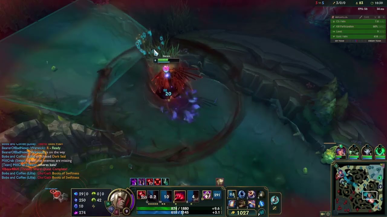 Swain Game 331 (Win vs Katarina)