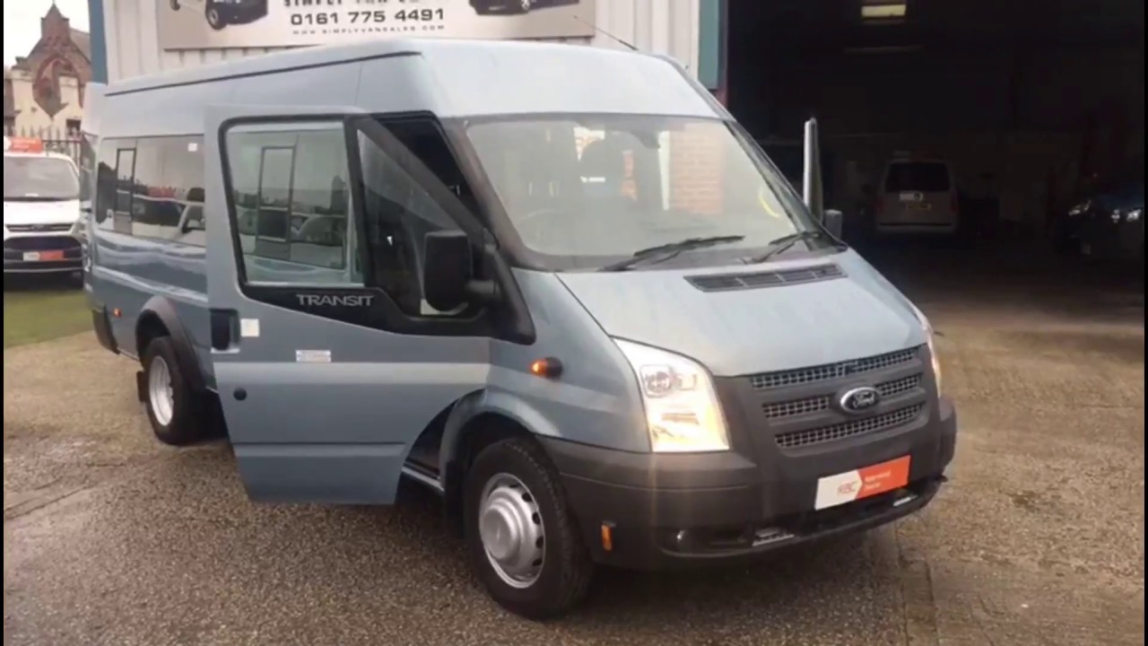 Ford Transit Minibus with 135bhp with electric windows and mirrors for sale @ Simply Van Sales