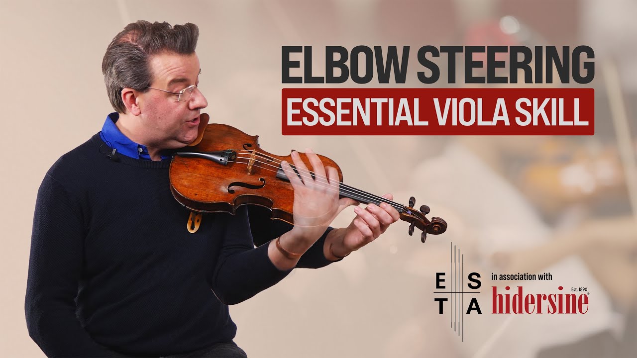 ELBOW STEERING: Essential Skill to Improve Finger Positioning & Reduce Pain | Viola Techniques