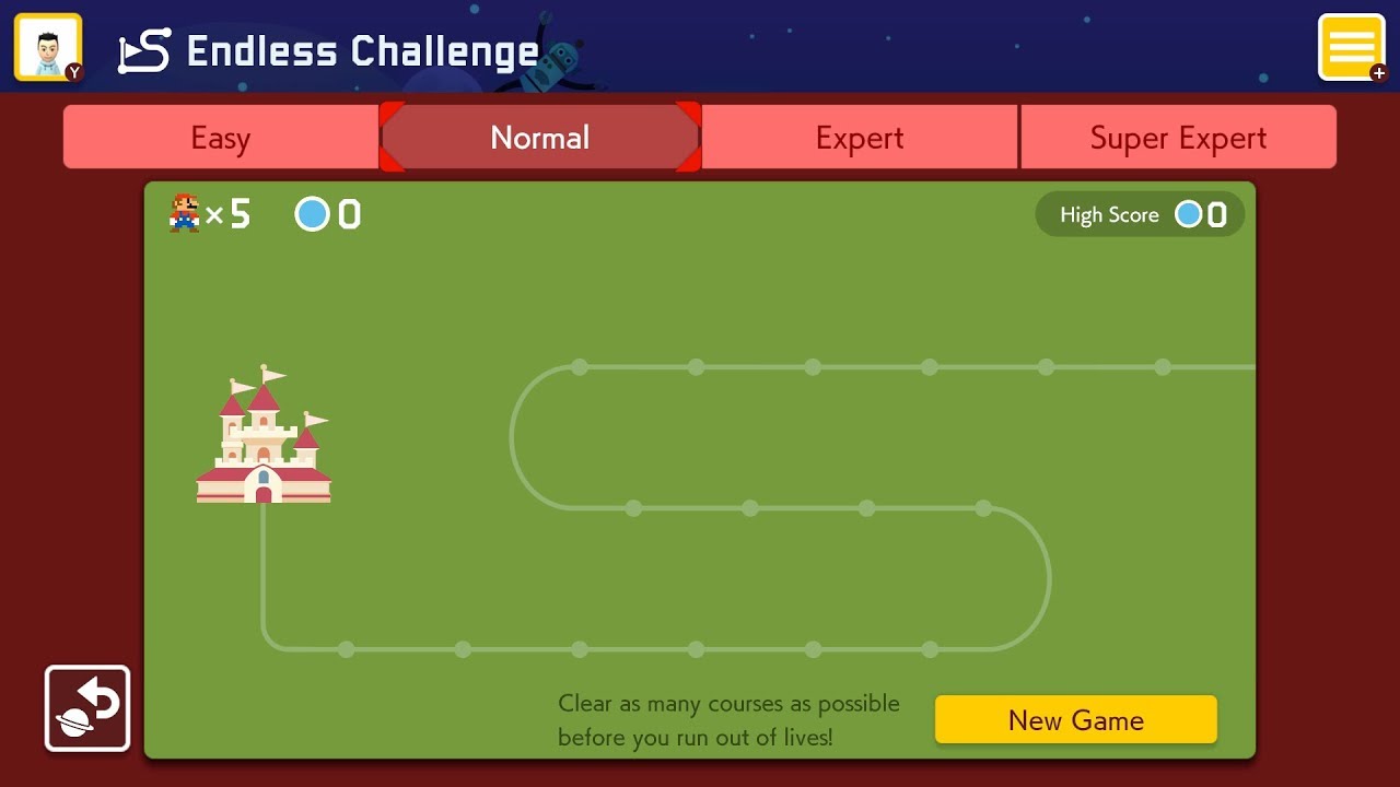 Super Mario Maker 2 🔧 Endless Challenge Normal 1-16