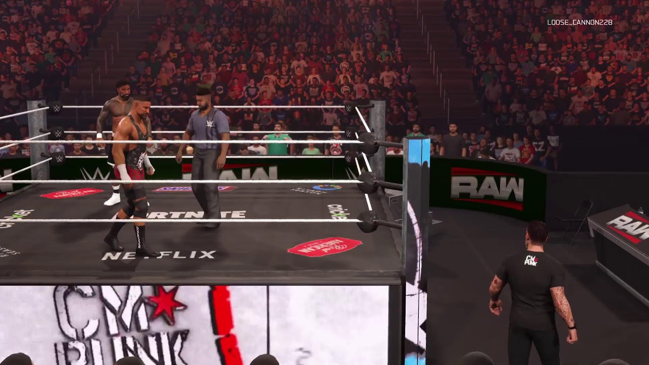 WWE 2k25 Universe matches Live RAW