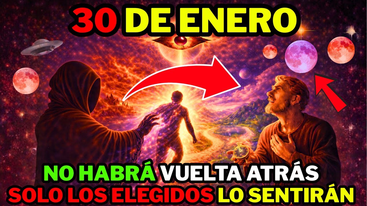🔺¡ALERTA ELEGIDO! EI 30 de ENERO el UNIVERSO te empuja a decidir TU DESTINO: NO lo pospongas