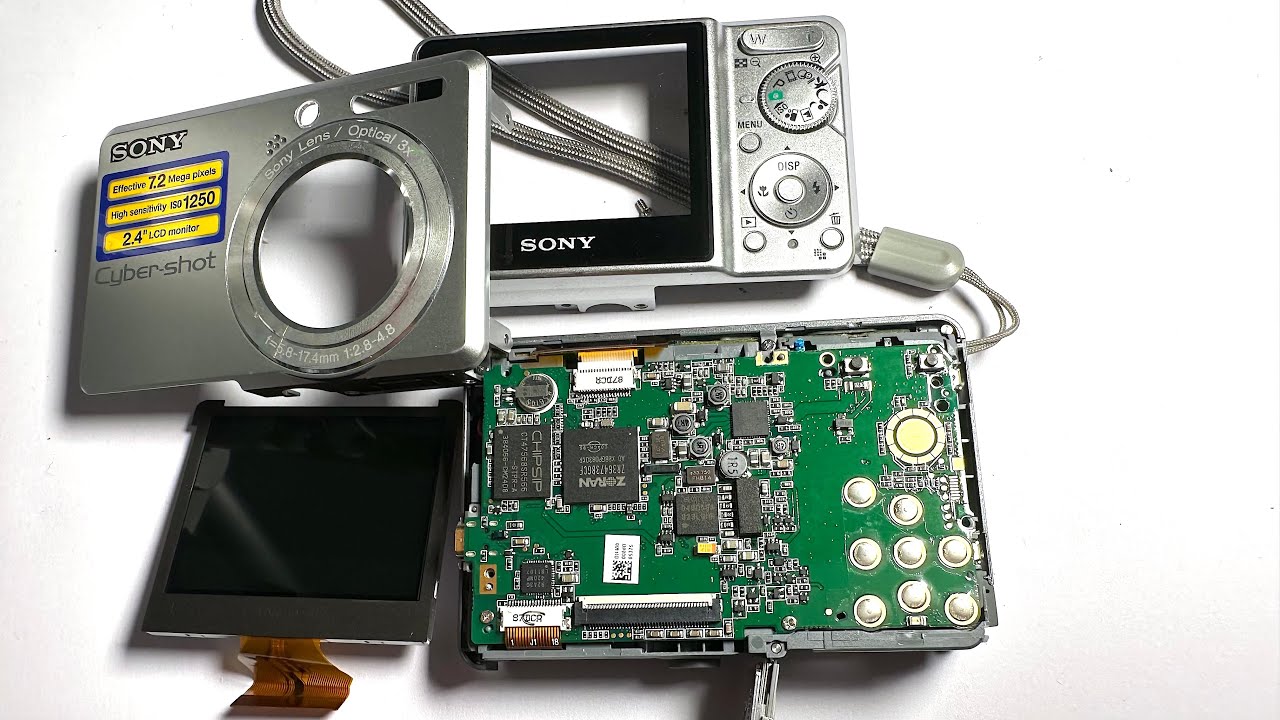 Sony Cyber Shot DSC-S730 disassembly and repair
