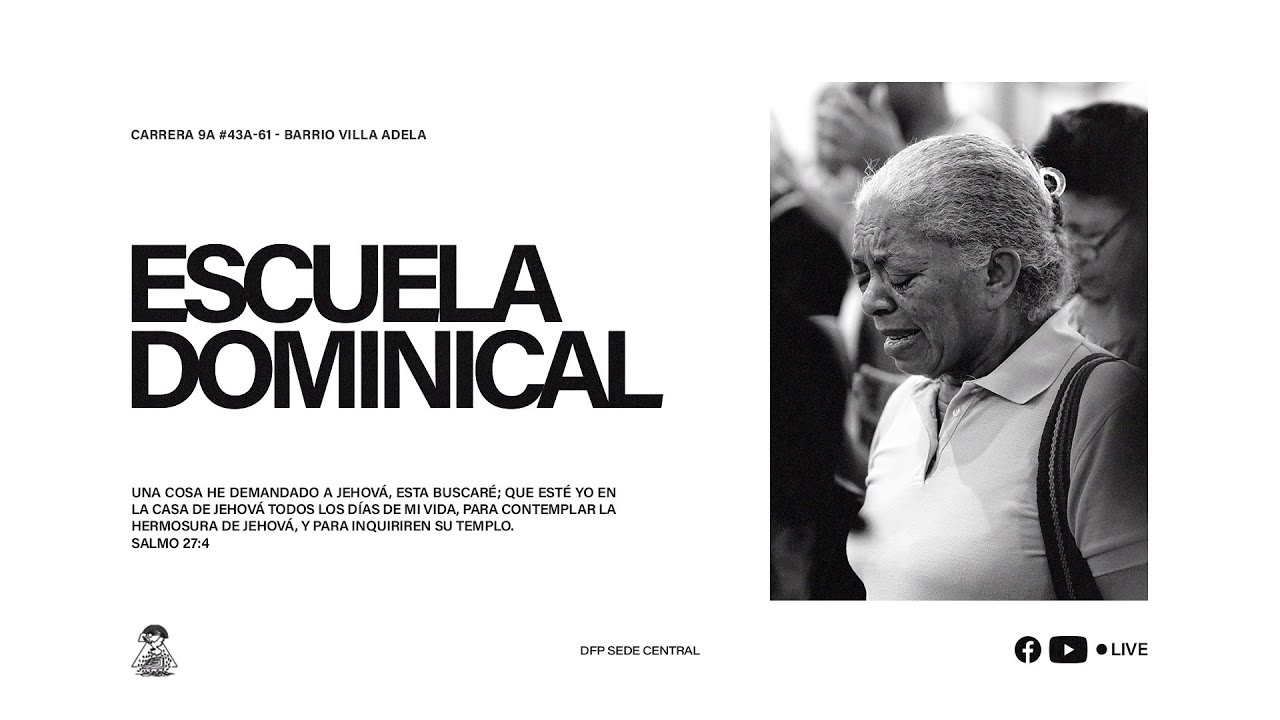 ESCUELA DOMINICAL (NOVIEMBRE 2 DE 2025) | SERVICIO ONLINE 8:30 A.M