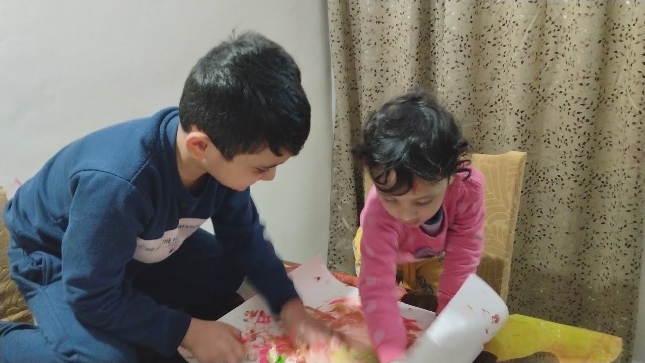Mishu ne ki color activity 🎨🤩