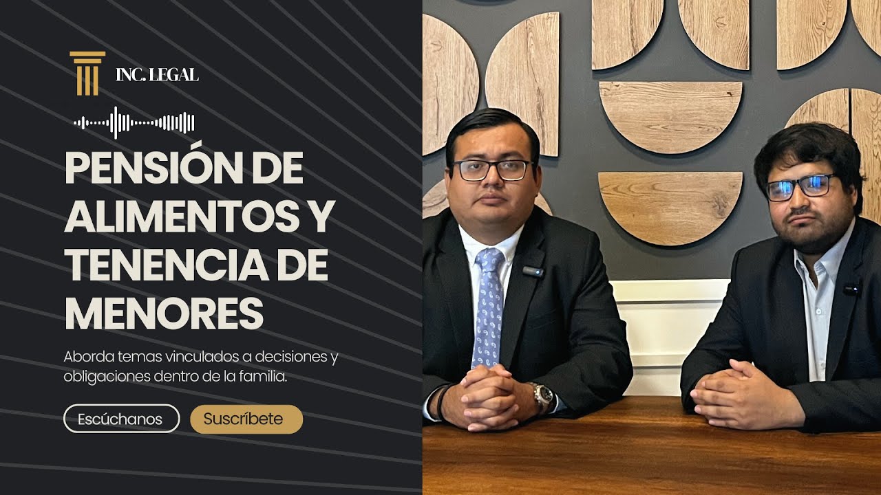 PENSIÓN DE ALIMENTOS Y TENENCIA DE MENORES