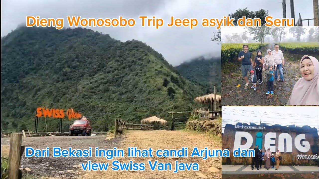 Asyik dan seru Trip Jeep ke Dieng Wonosobo