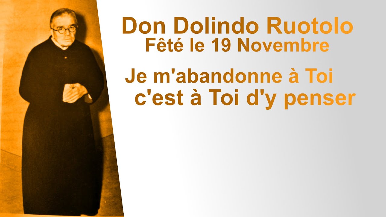 Don Dolindo Ruotolo, Fêté le 19 Novembre ! par Soeur Emmanuel