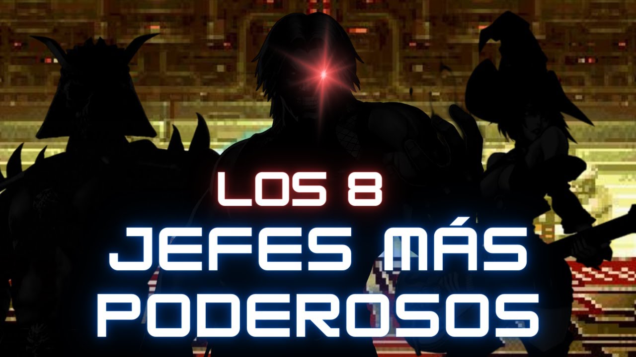 Los 8 JEFES MAS PODEROSOS de los Juegos de Pelea