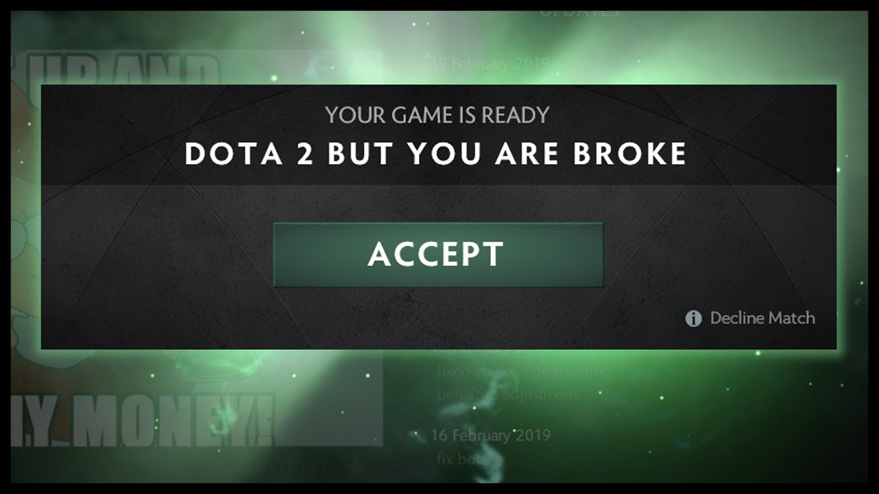 Dota 2, но ты разорен