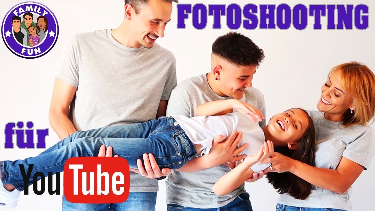 PROFI FOTOSHOOTING für Youtube und Co - neue Bilder müssen  her | Family Fun