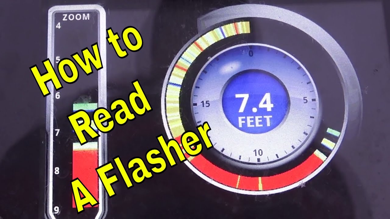 How to use a flasher, How to read a Flasher for Ice Fishing!!