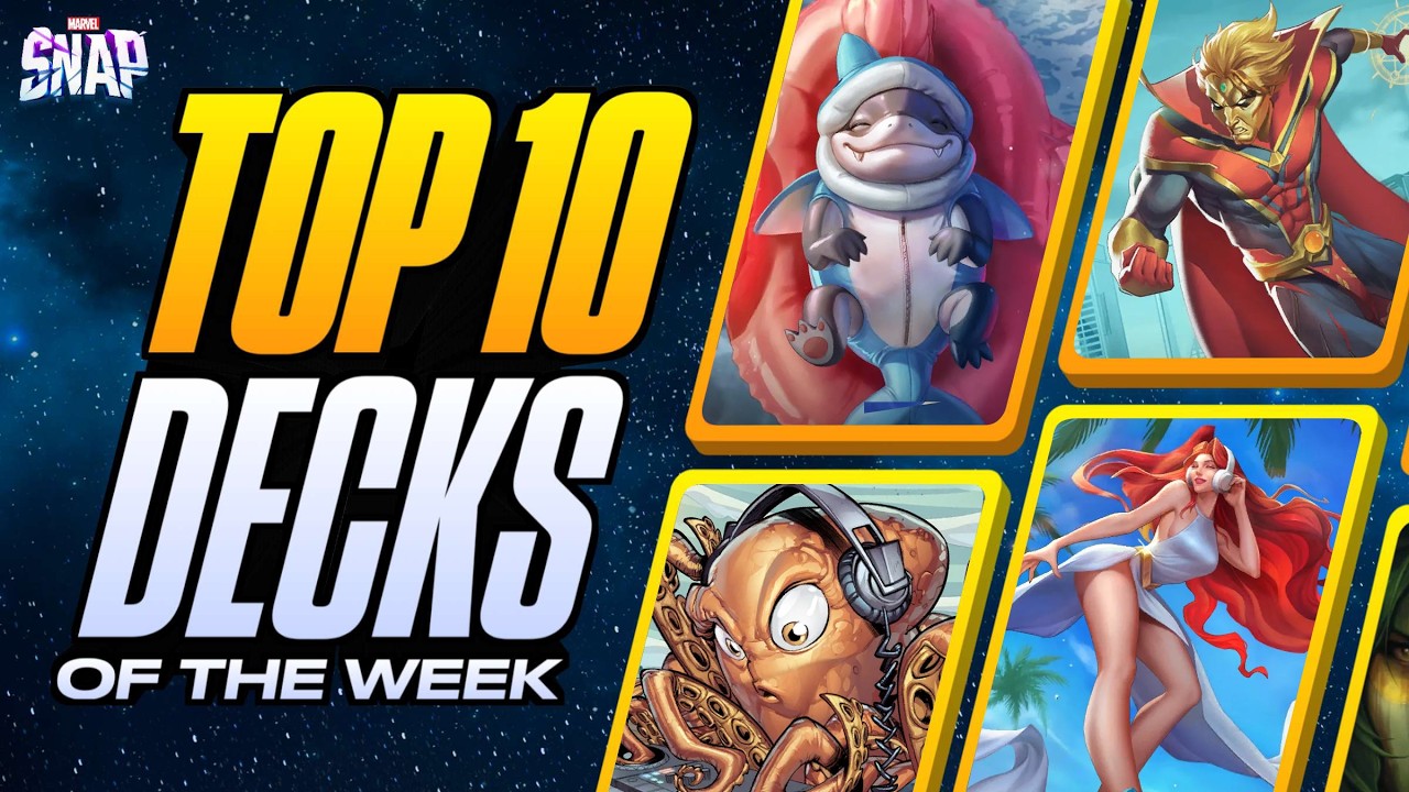 TOP 10 BEST DECKS IN MARVEL SNAP | Weekly Marvel Snap Meta Report #187