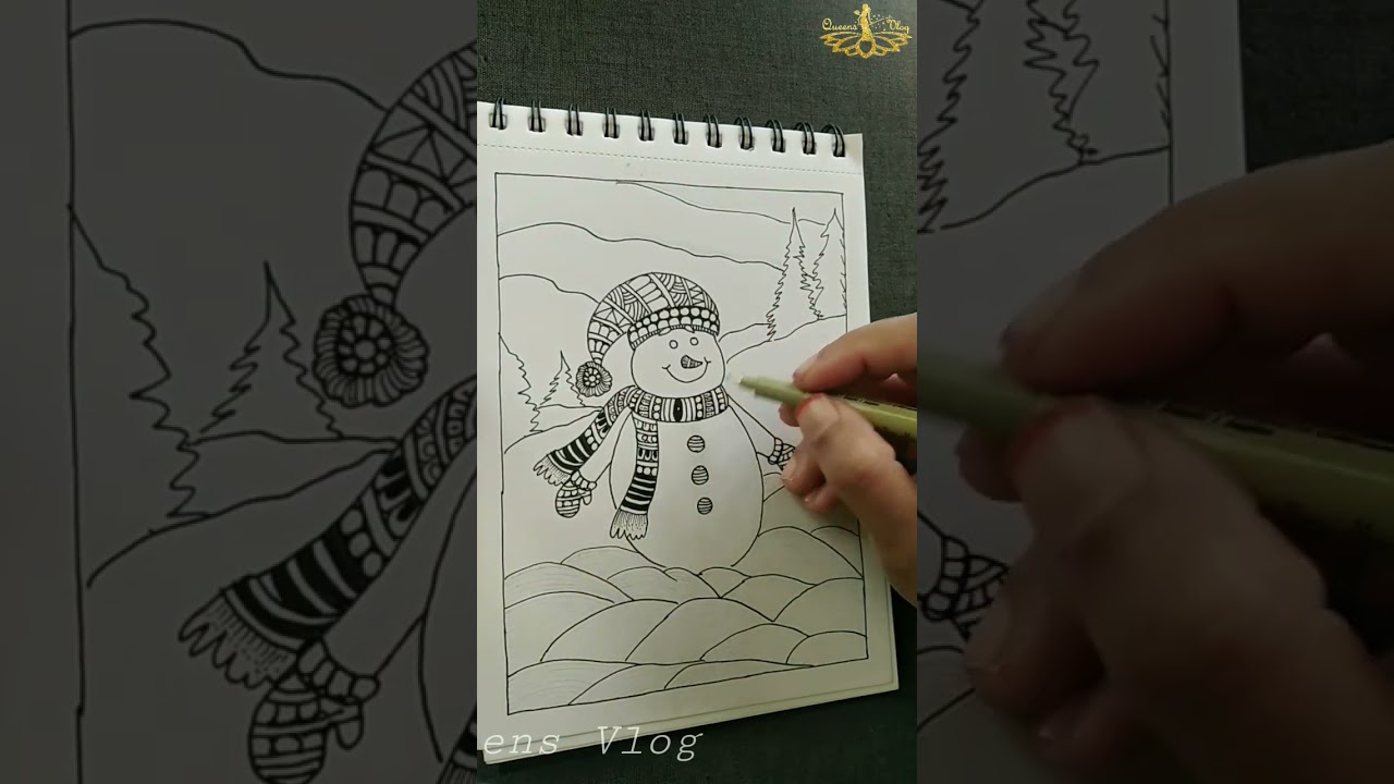 #christmasseries #mandalaart #shorts #art