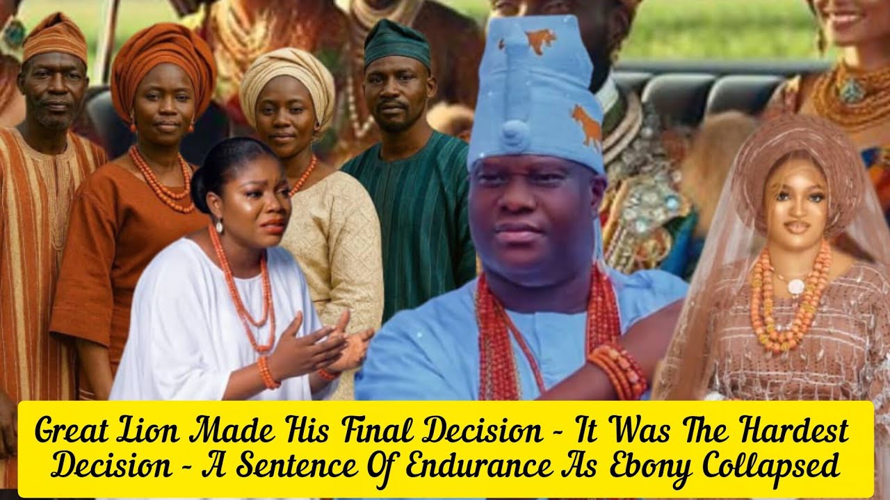 Great Lion Made His Final Decision It Was The Hardest Decision A Sentence Of Endurance As Ebony fell