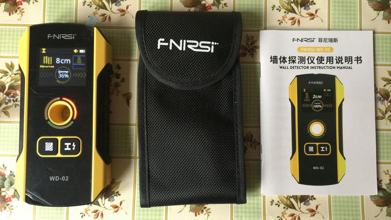 [Распаковка] FNIRSI WD-02 настенный металлоискатель, детектор балок, русское меню