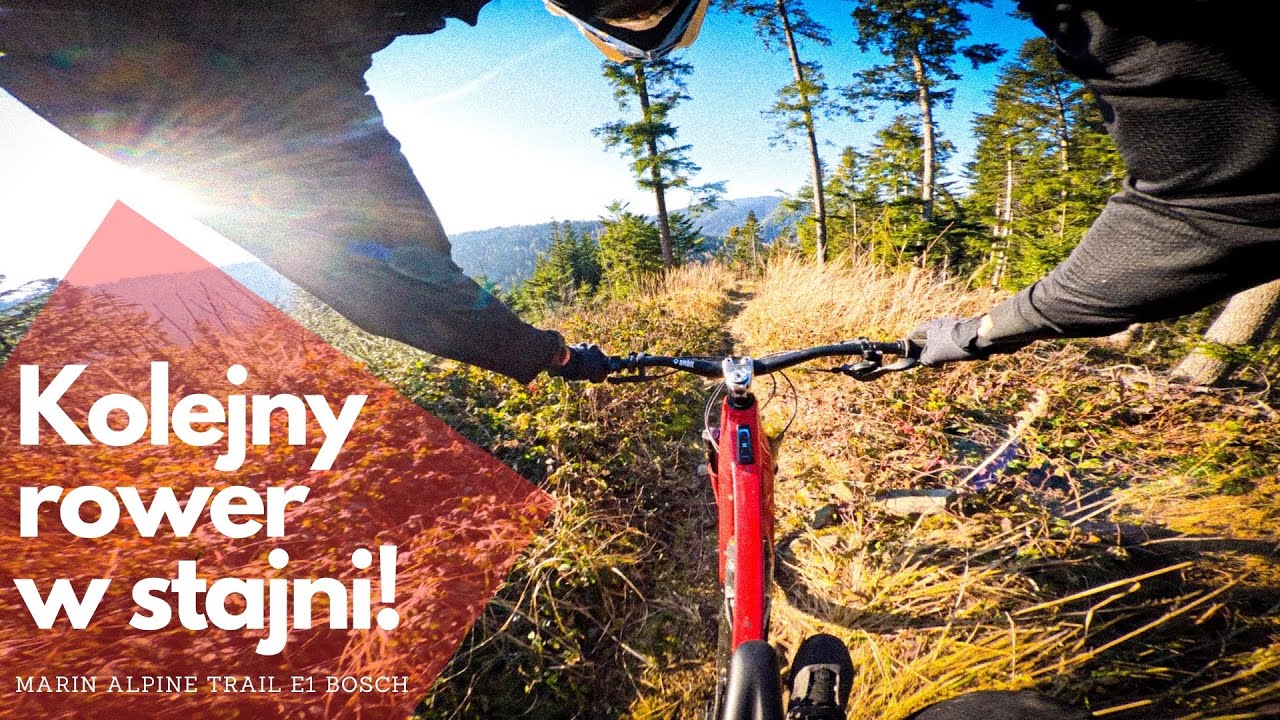 NOWY ROWER W STAJNI! Pierwsza jazda na Ebike - Marin Alpine Trail E2 Bosch