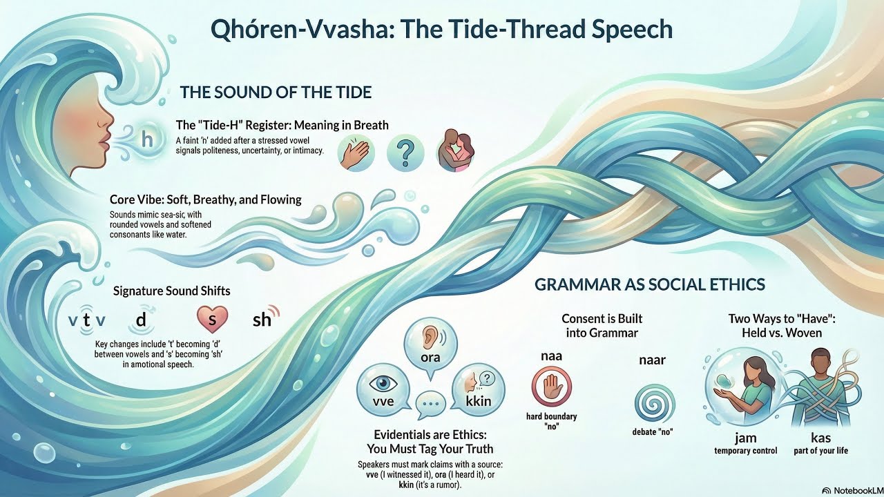 Linguistic Foundations of the Qhóren-Vvasha Dialect