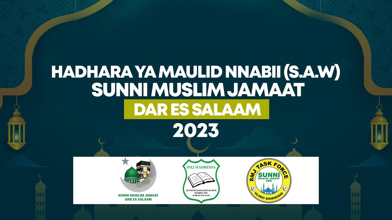 🔴#LIVE : HADHARA YA MAULID NNABIY S.A.W SUNNI MUSLIM JAMAAT DAR ES SALAAM.
