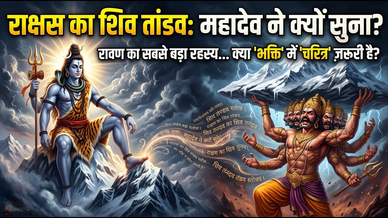 Ravan ने Shiv Tandav Stotra क्यों लिखा? क्या Ravan सबसे बड़ा Shiv Bhakt था? जब अहंकार ही भक्ति बन जाए