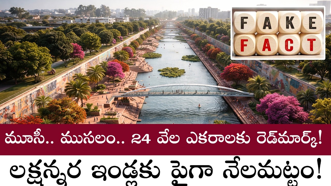 Hyderabad Musi Riverfront Project – Development or Real Estate Deal? || Tech Patashala
