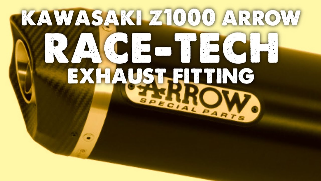 726. Kawasaki Z1000 Arrow Race-Tech Exhaust Fitting | Garage Video