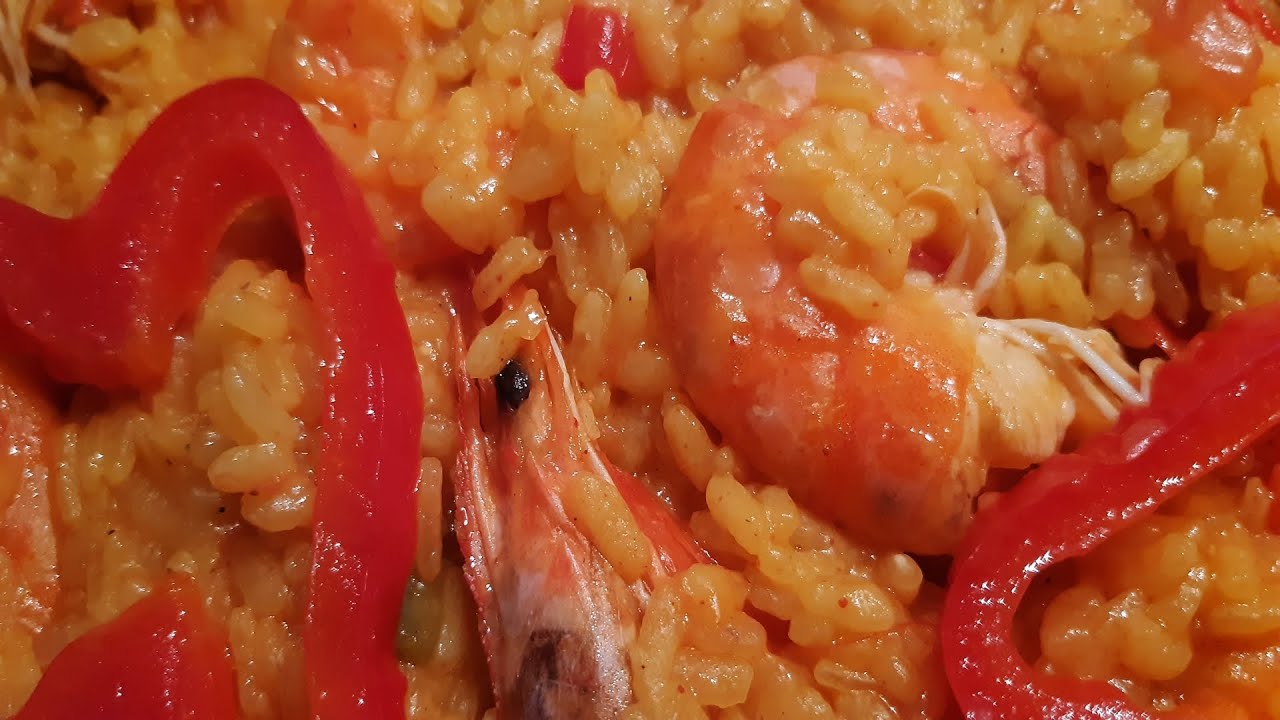 ARROZ con LANGOSTINOS 🦐🦐 - Cocina fácil